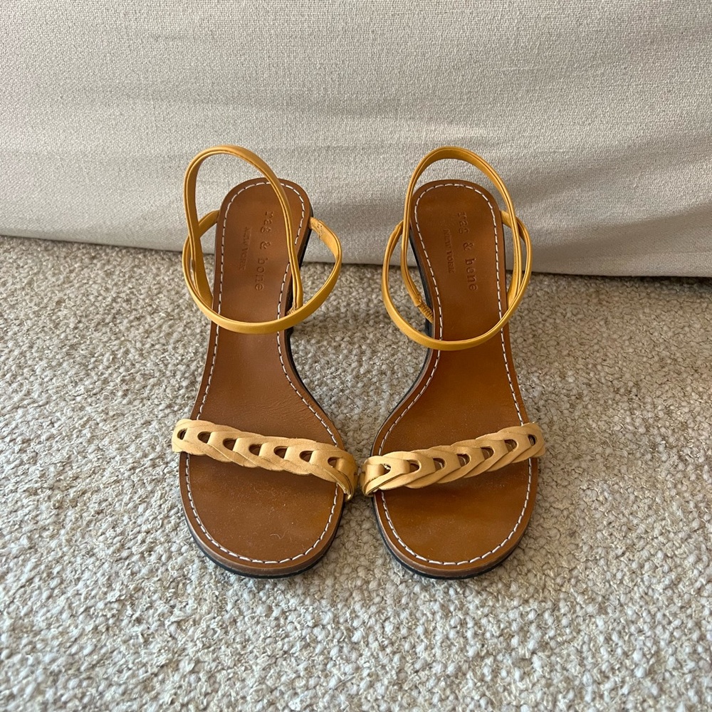 Rag and Bone Leather sling back heel